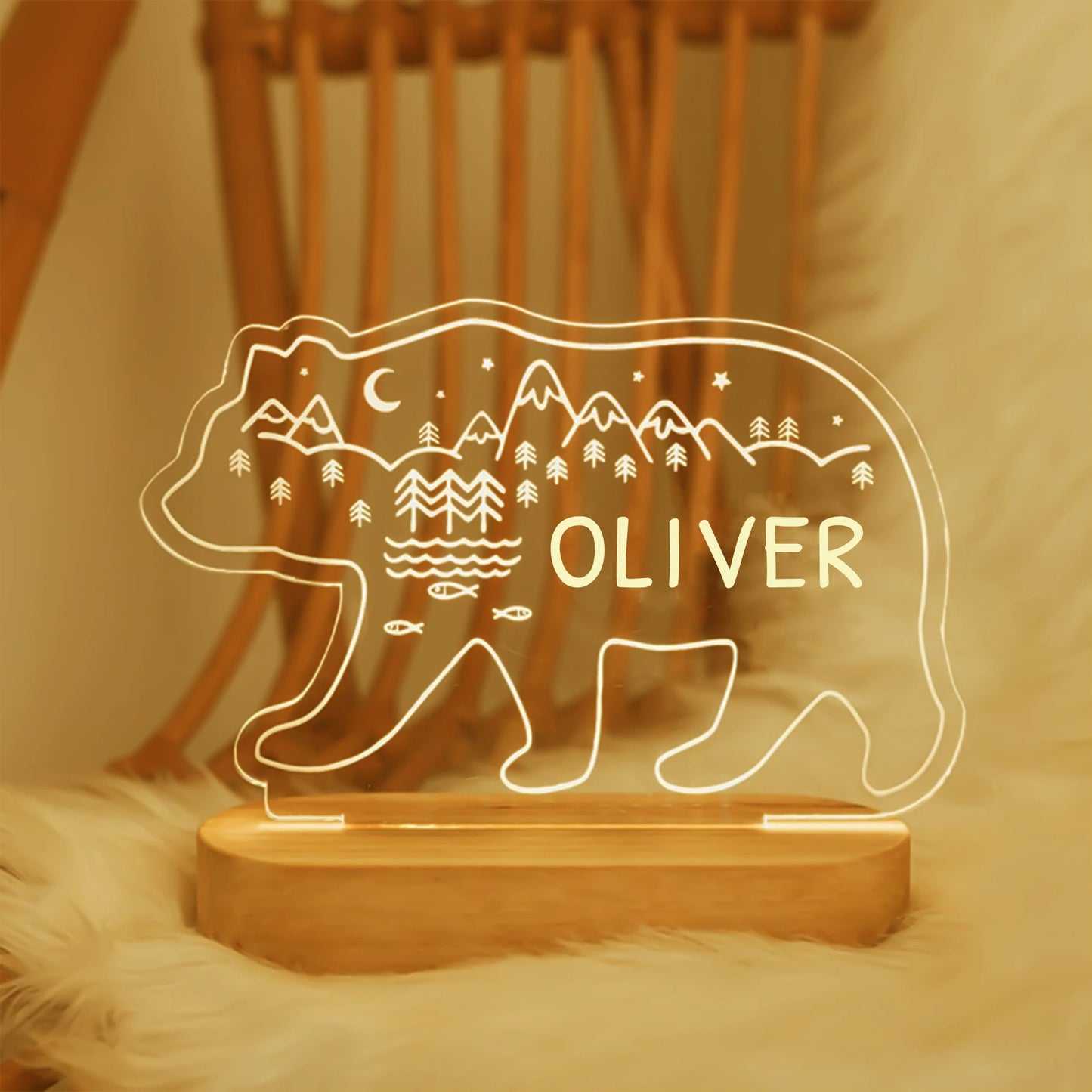 Custom Name Kids Night Light