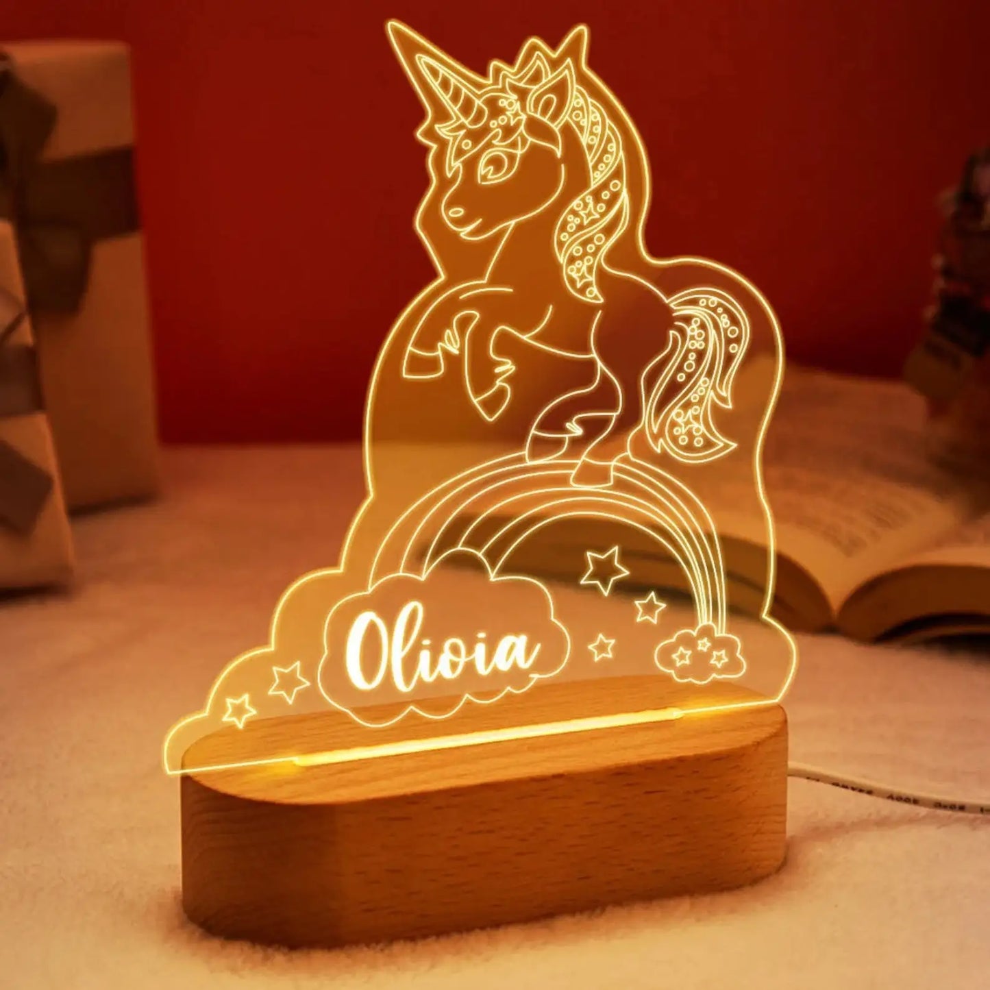 Custom Name Kids Night Light