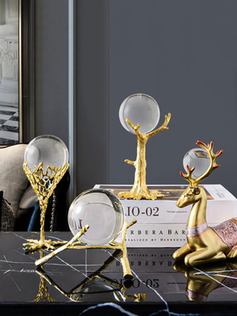 Nordic Crystal Ball Ornament