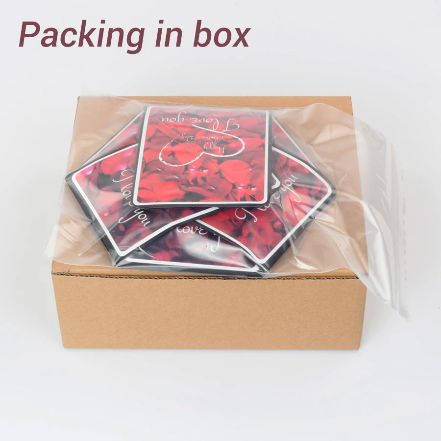 Hexagon DIY Explosion Gift Box