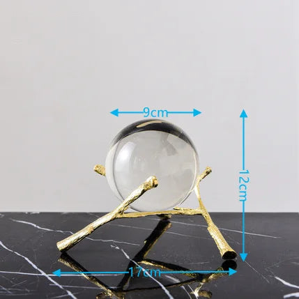 Nordic Crystal Ball Ornament