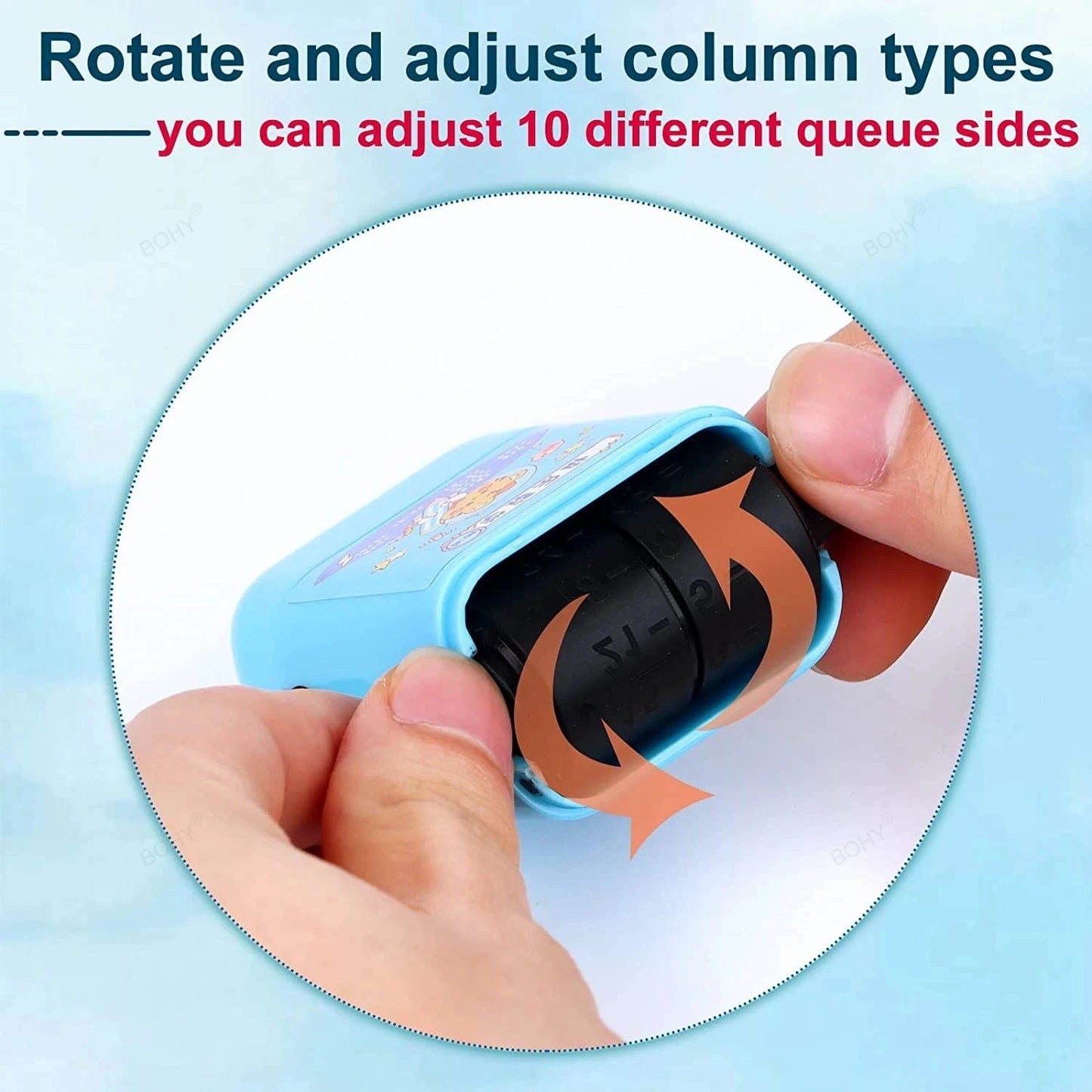 2-in-1 Reusable Math Roller Stamp