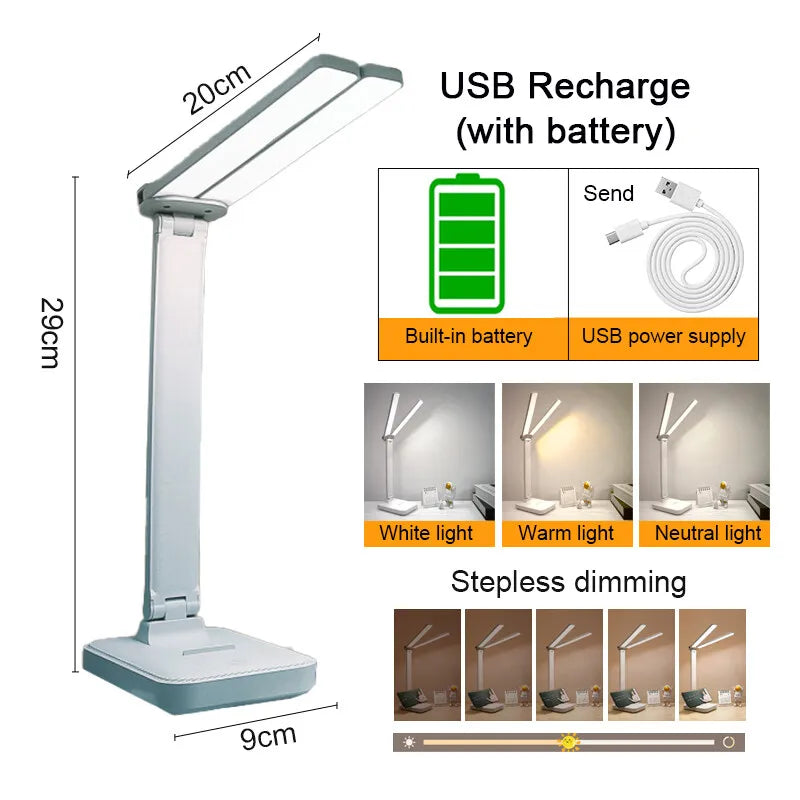 Foldable Eye Protection Desk Light