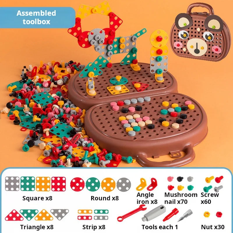 Kids Electric Toolbox Puzzle Toy