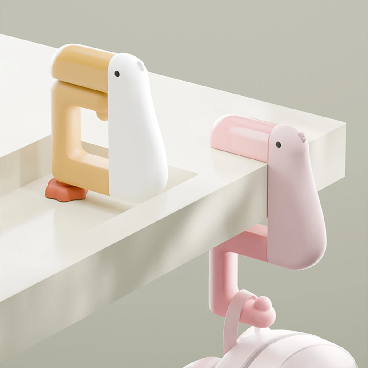 Portable Duck Hook Wall Hanger