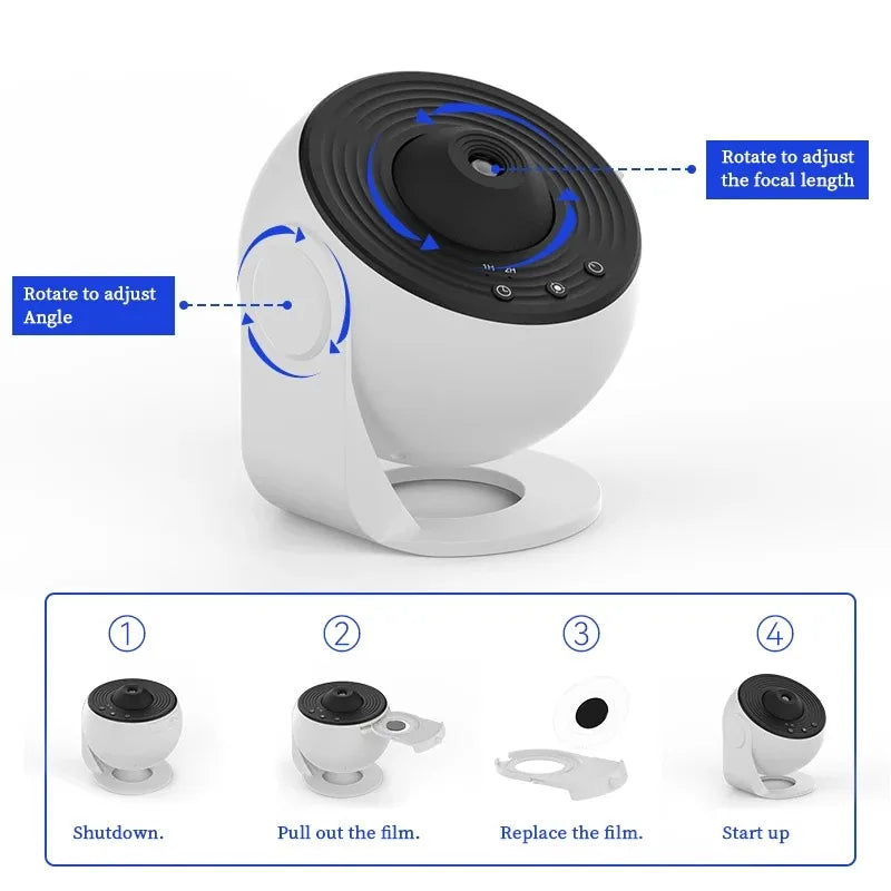 Galaxy Starry Sky Projector