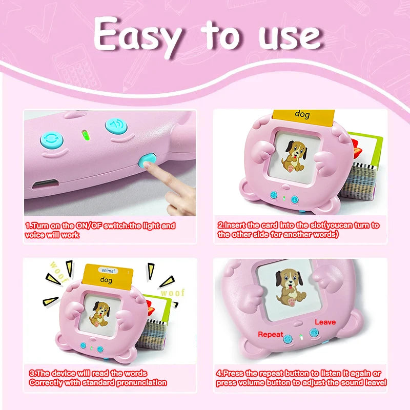 Montessori Flash Card Machine