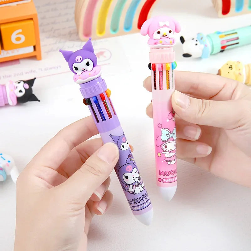 Sanrio 10-Color Gel Pen Set
