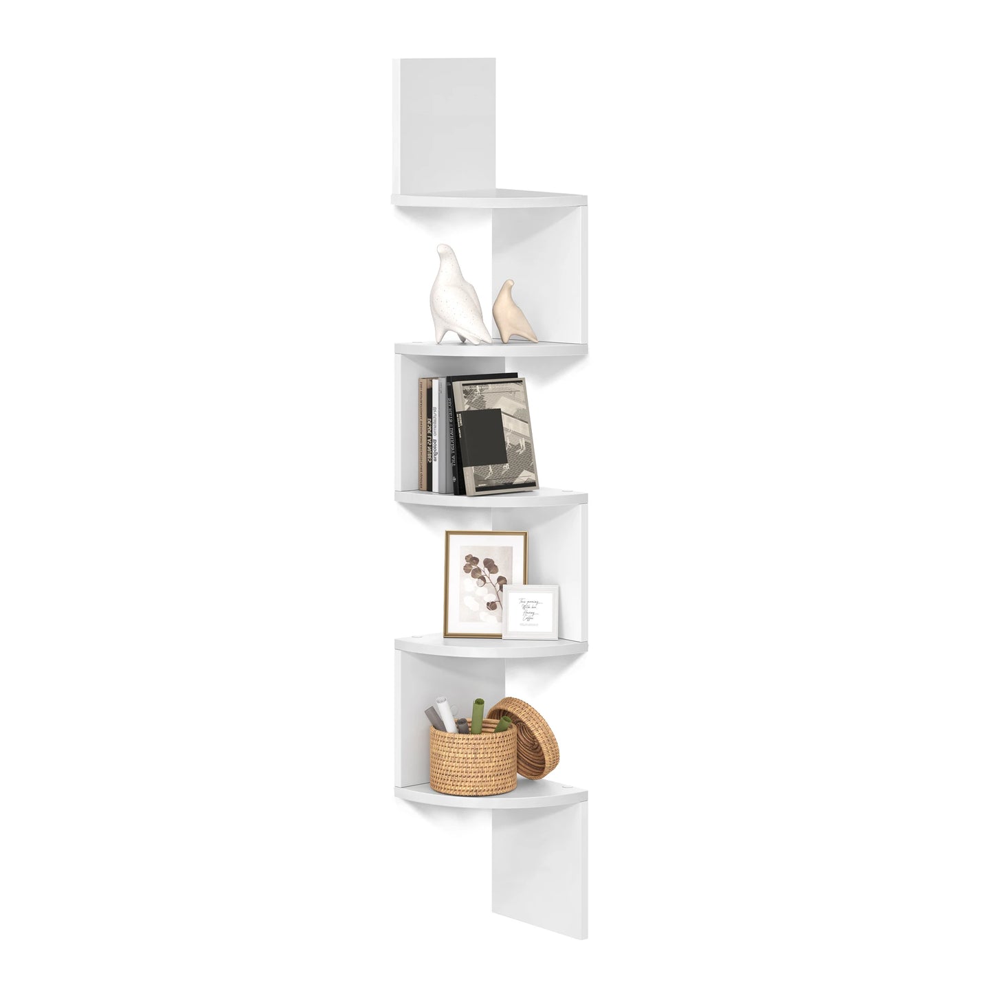 Home Office Corner Storage Shelf
