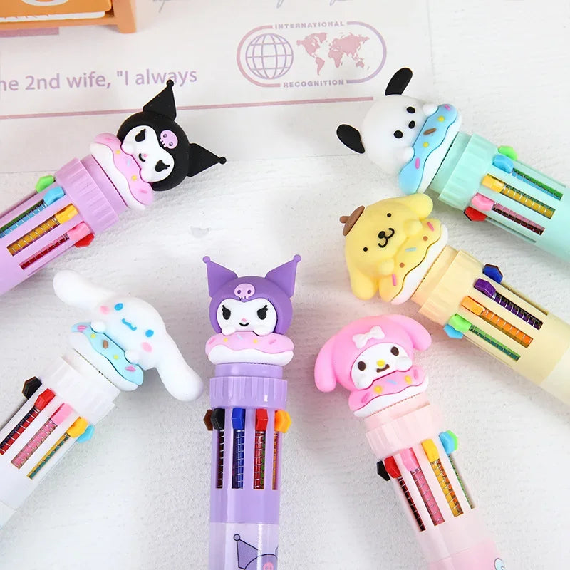 Sanrio 10-Color Gel Pen Set