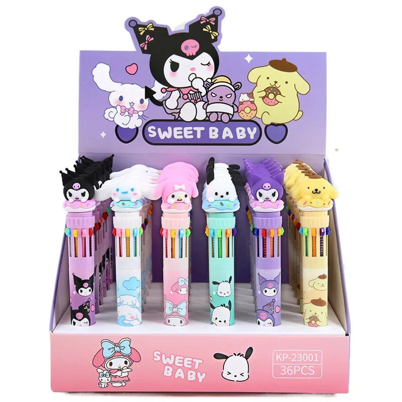 Sanrio 10-Color Gel Pen Set