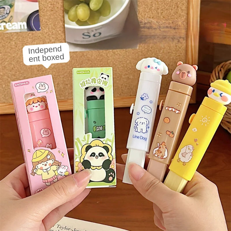 Cartoon Pet Push-Pull Eraser