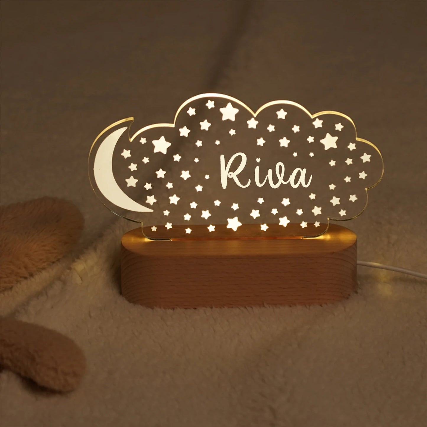 Custom Name Kids Night Light