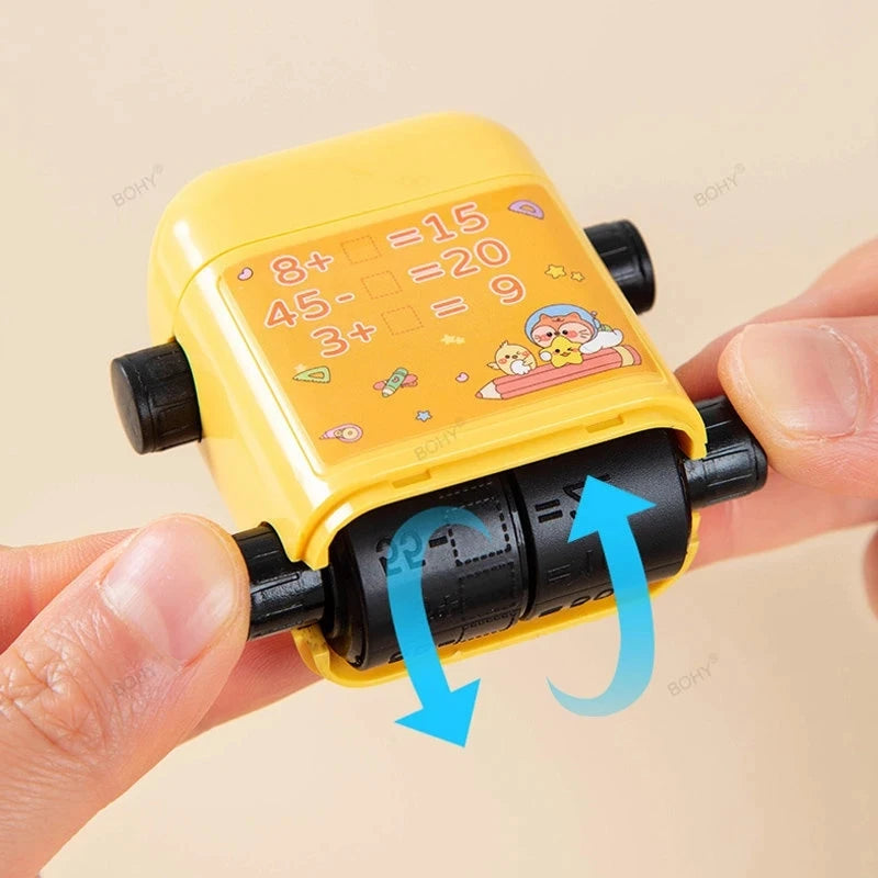 2-in-1 Reusable Math Roller Stamp