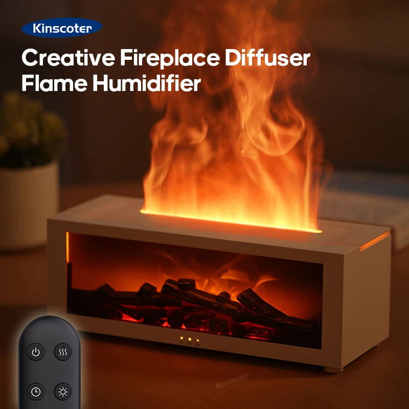 Fireplace LED Aroma Humidifier