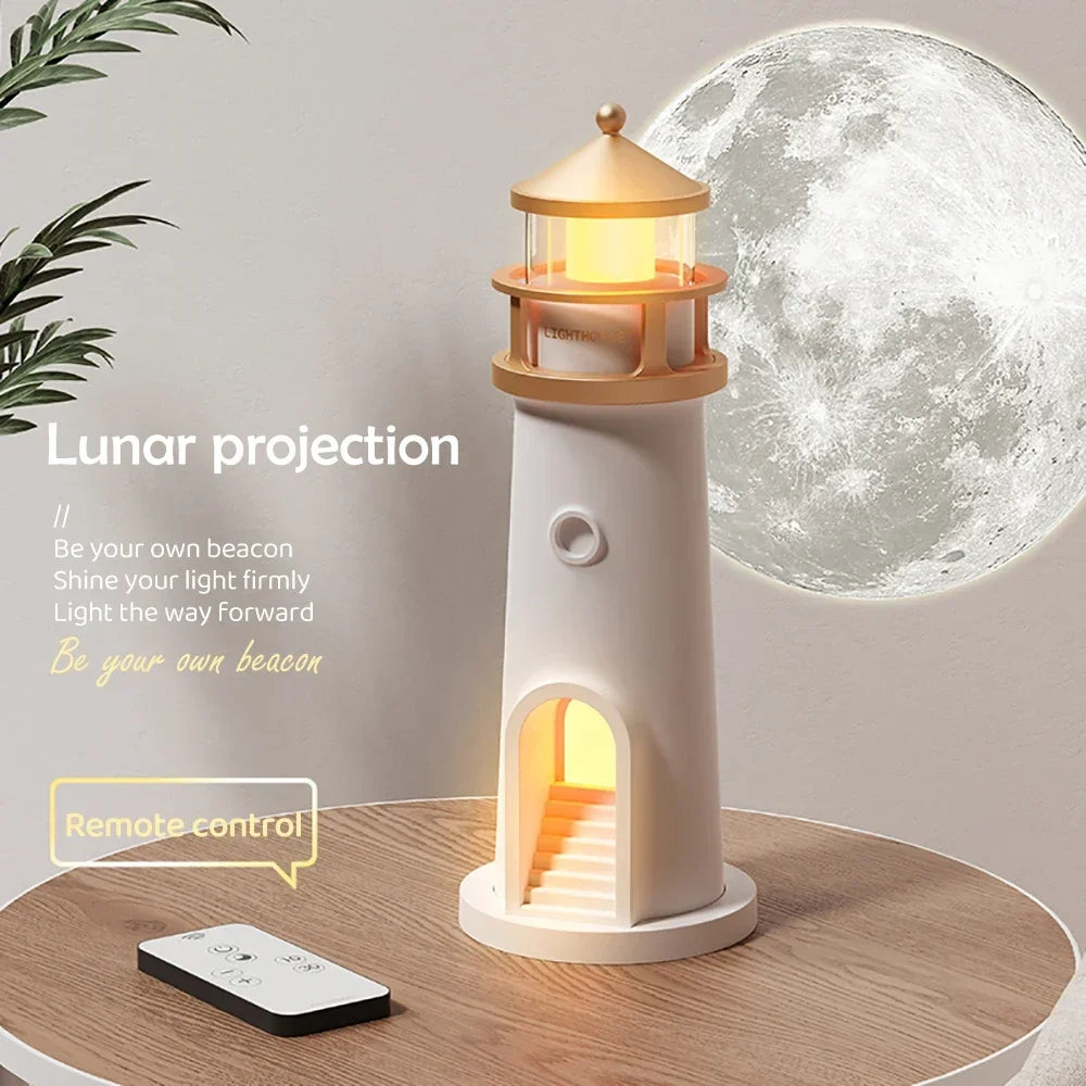 Moon Lighthouse Projection Lamp