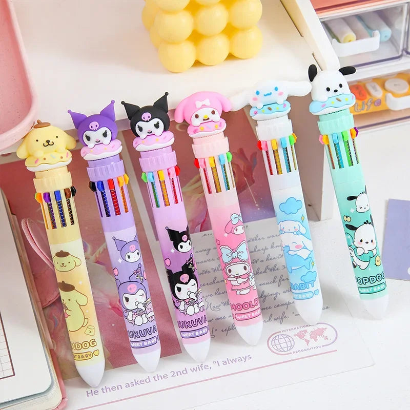 Sanrio 10-Color Gel Pen Set