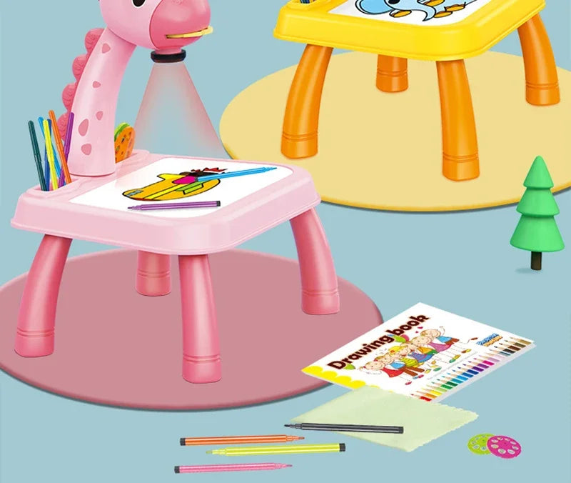 LED Projector Drawing Table