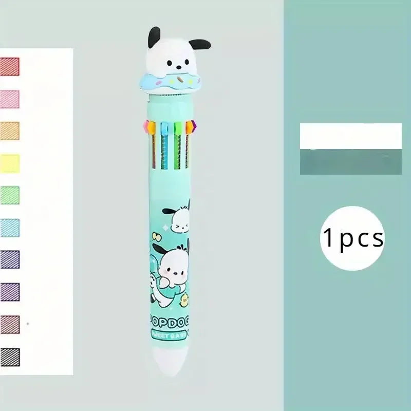 Sanrio 10-Color Gel Pen Set