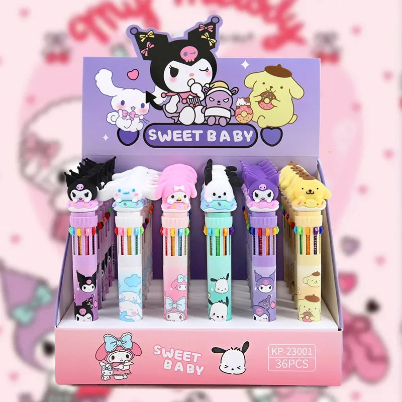 Sanrio 10-Color Gel Pen Set