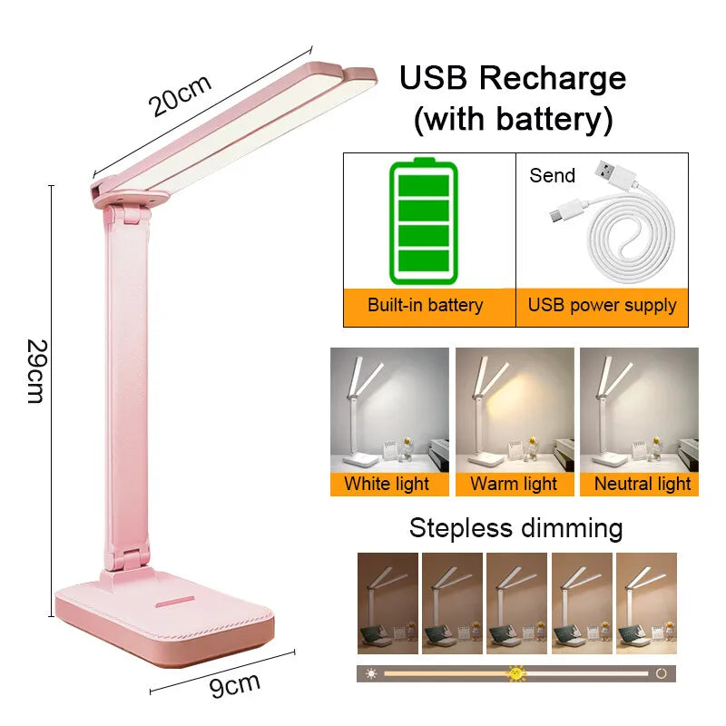 Foldable Eye Protection Desk Light