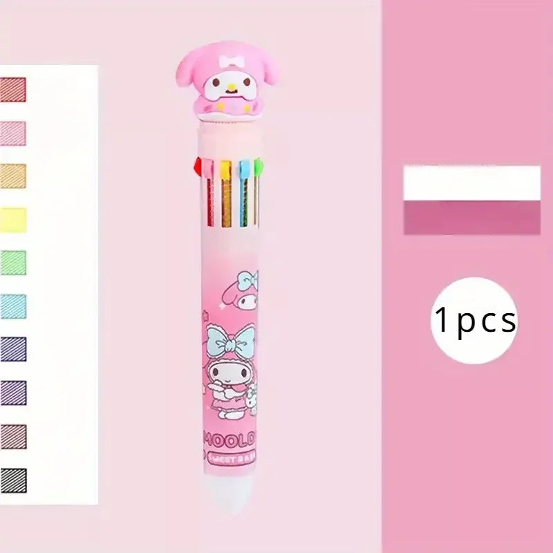 Sanrio 10-Color Gel Pen Set