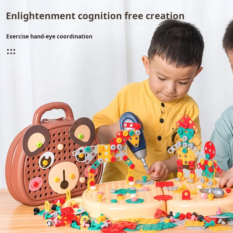 Kids Electric Toolbox Puzzle Toy