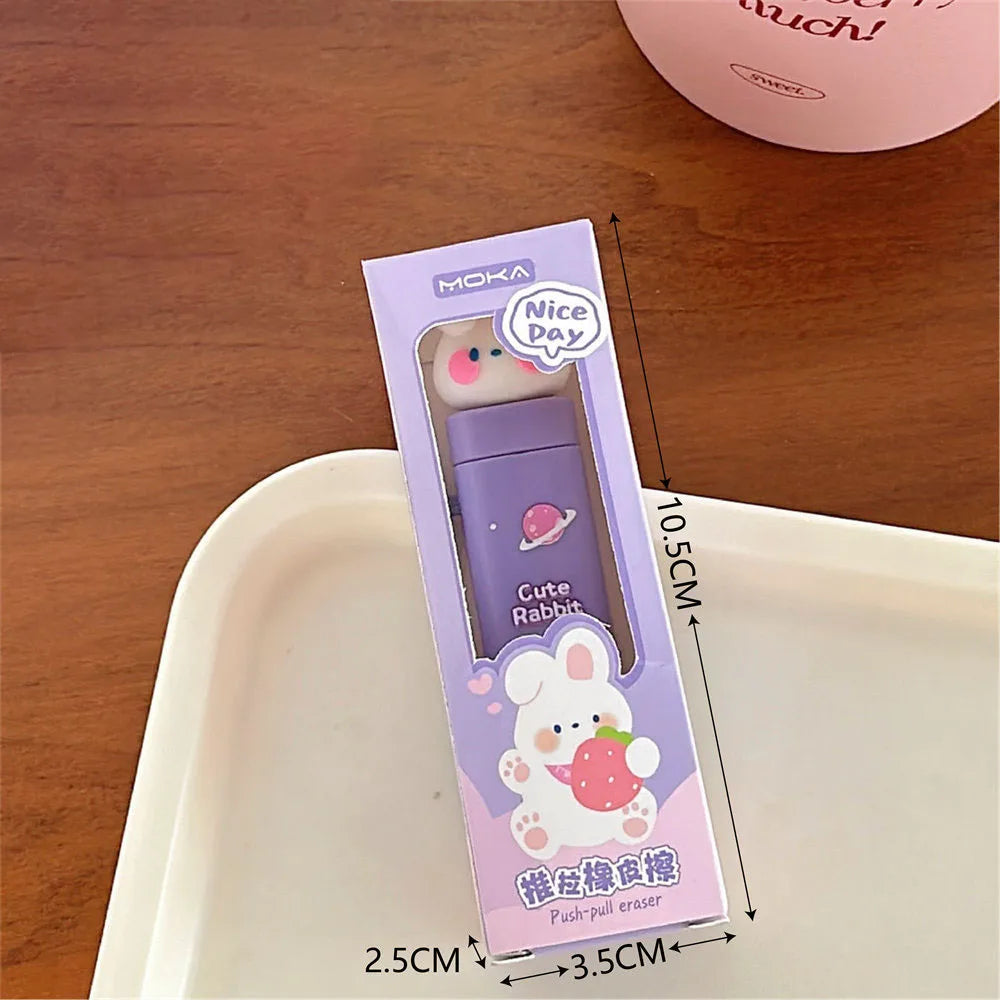 Cartoon Pet Push-Pull Eraser