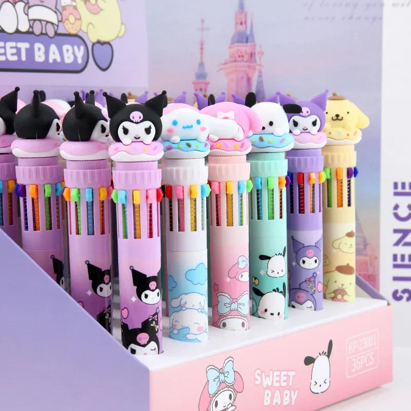 Sanrio 10-Color Gel Pen Set