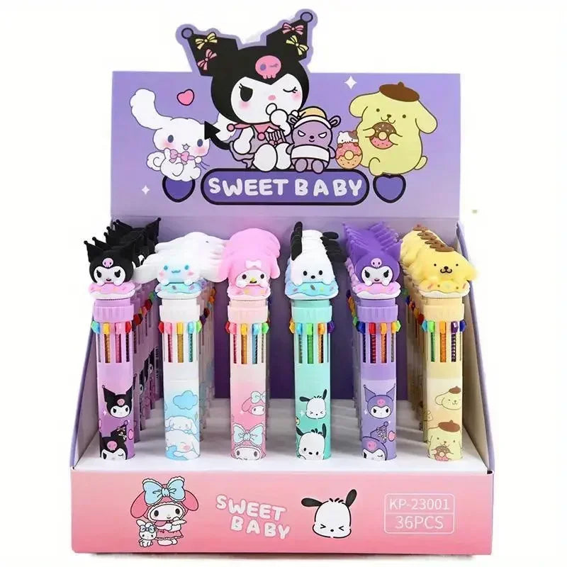 Sanrio 10-Color Gel Pen Set
