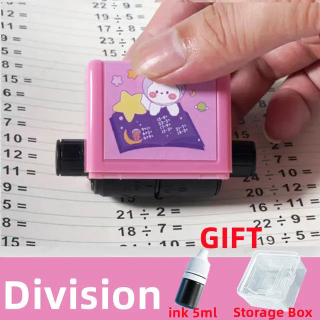 2-in-1 Reusable Math Roller Stamp