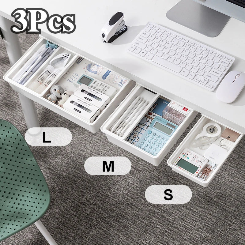 Hidden Desk Storage Drawer