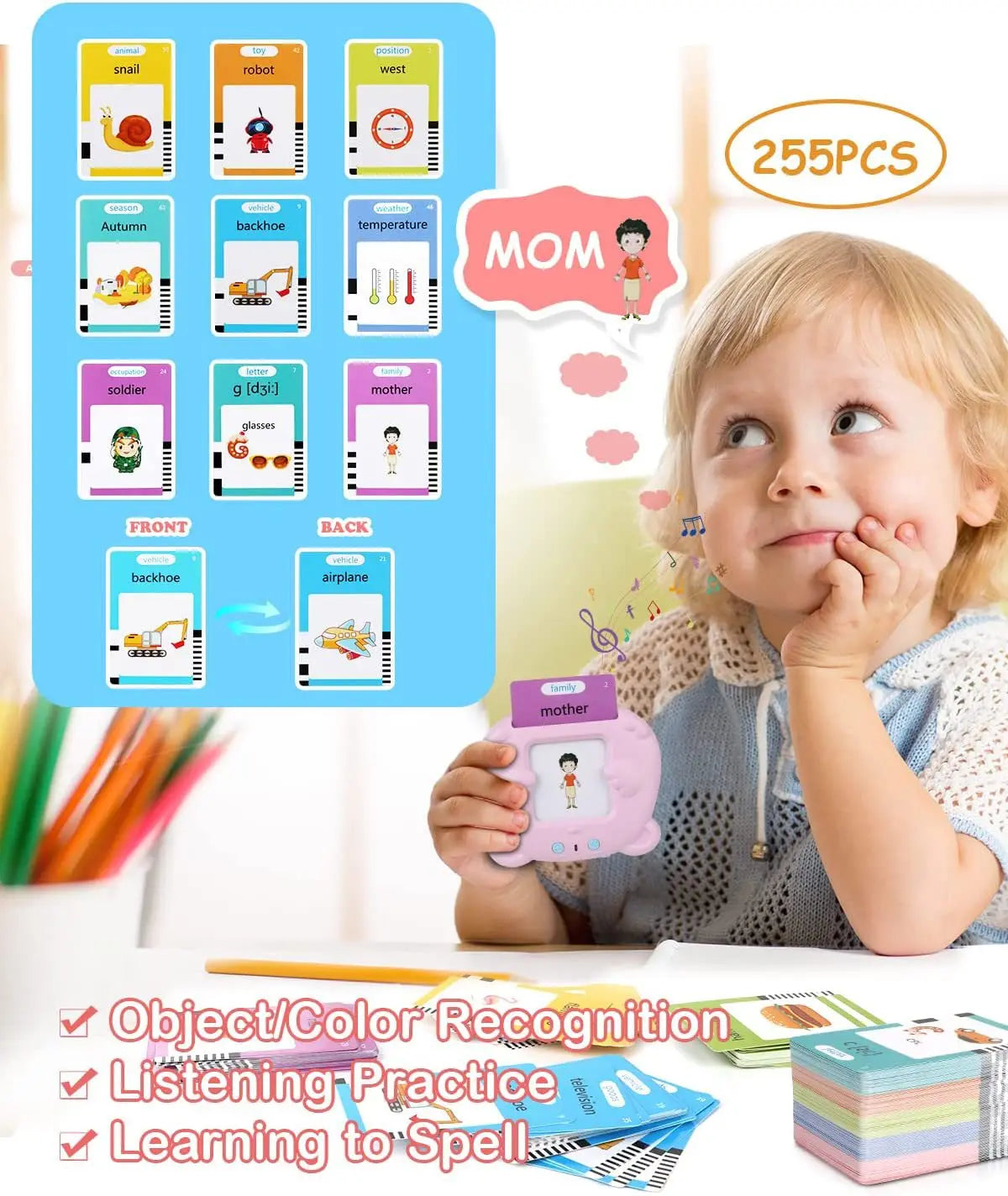 Multilingual Talking Flash Cards