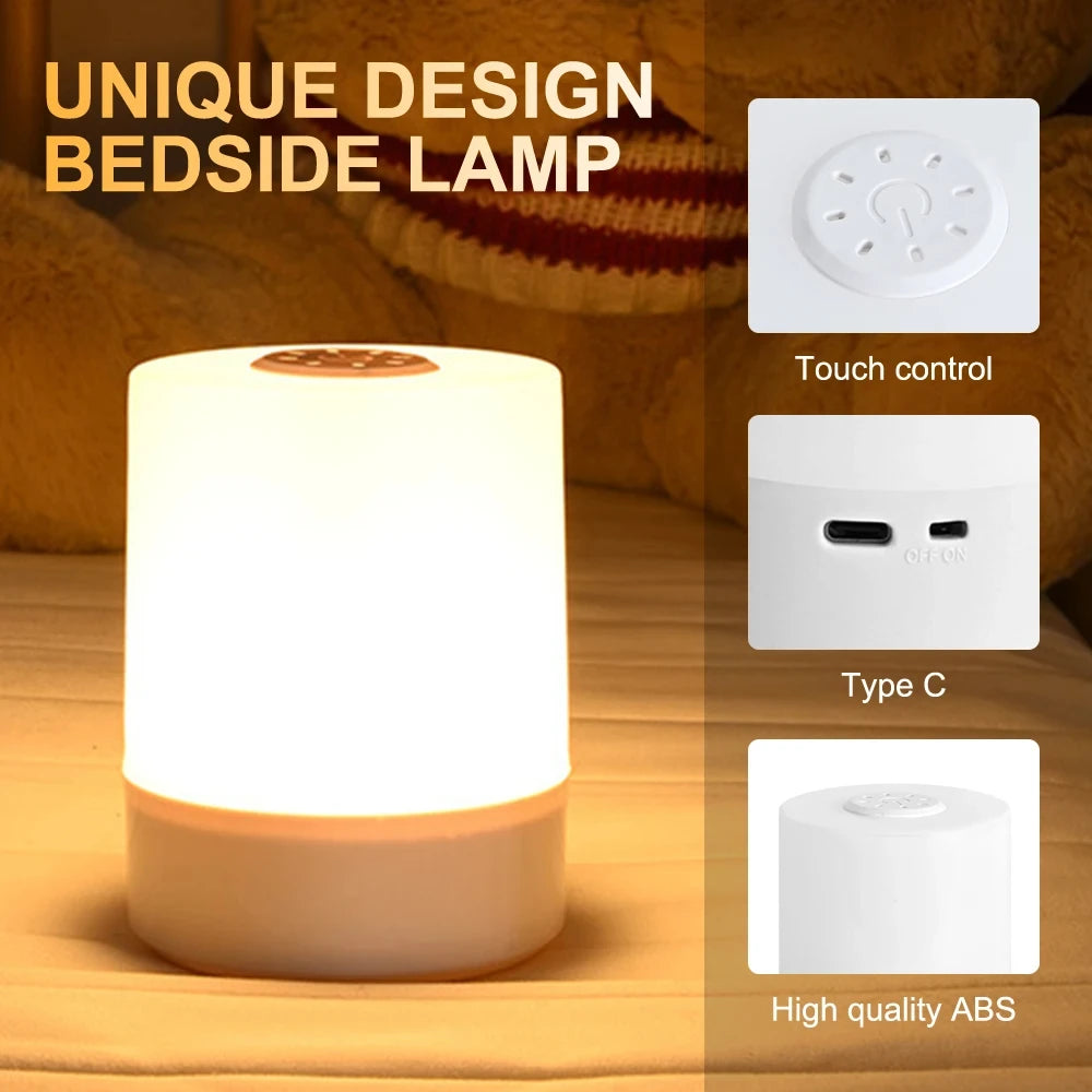 Touch Dimming Bedside Lamp