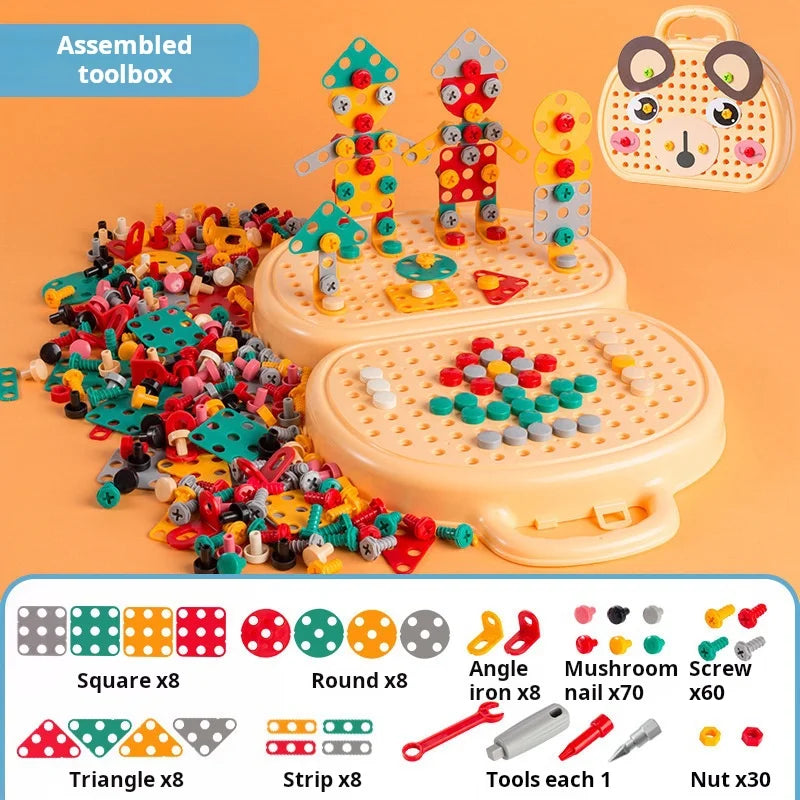 Kids Electric Toolbox Puzzle Toy