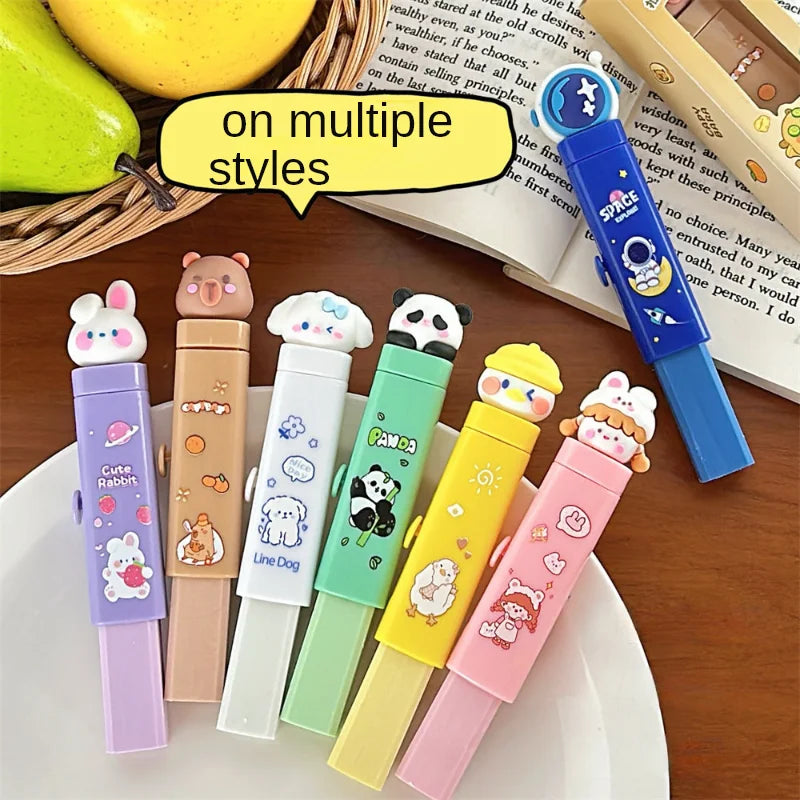 Cartoon Pet Push-Pull Eraser