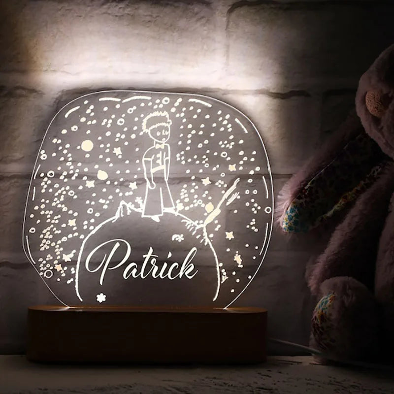 Personalized Kids Name LED Lamp
