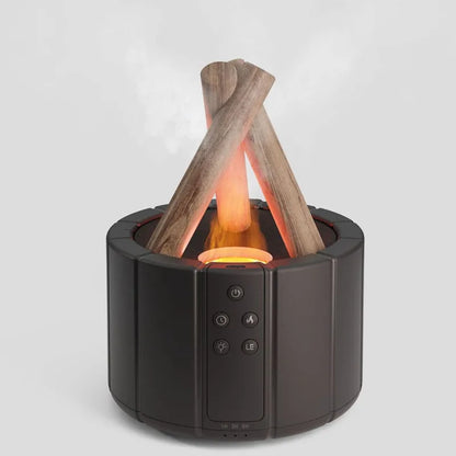 Simulated Flame Aroma Humidifier