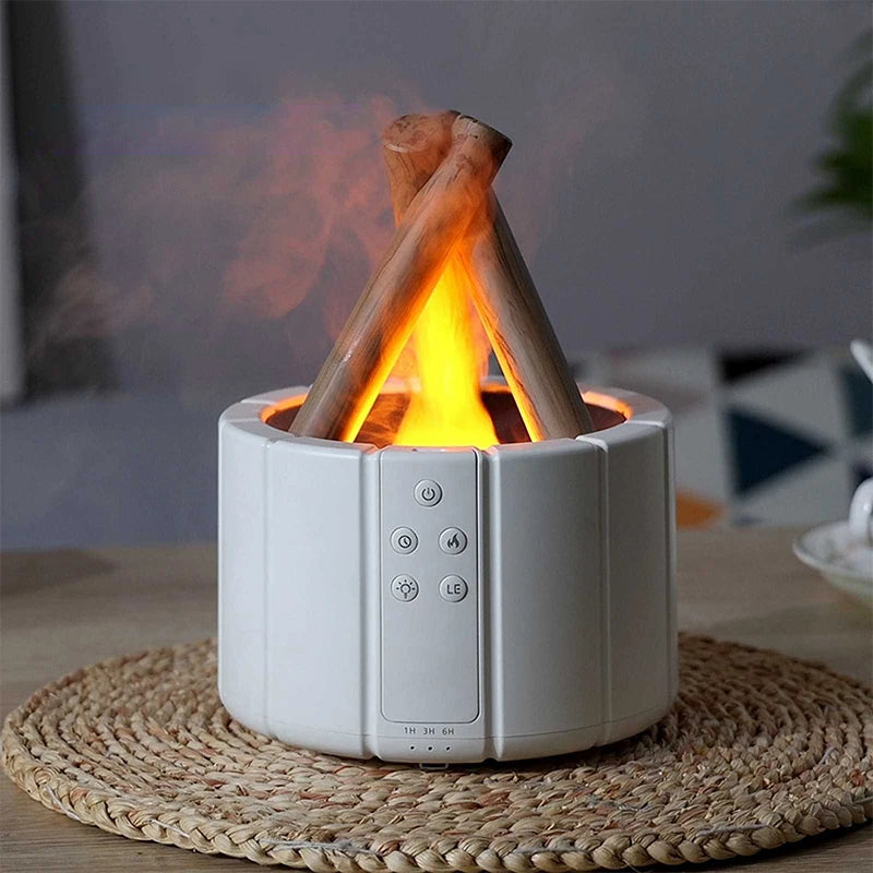 Simulated Flame Aroma Humidifier