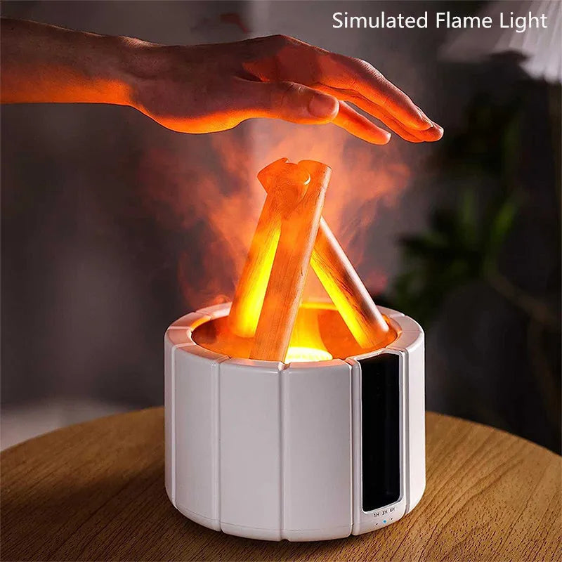 Simulated Flame Aroma Humidifier
