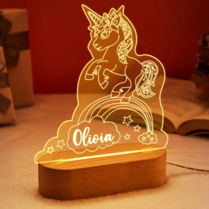 Custom Name Kids Night Light