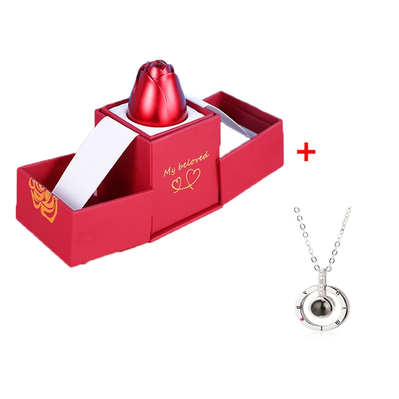 Velvet Rose Ring Gift Box