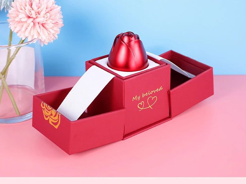 Velvet Rose Ring Gift Box