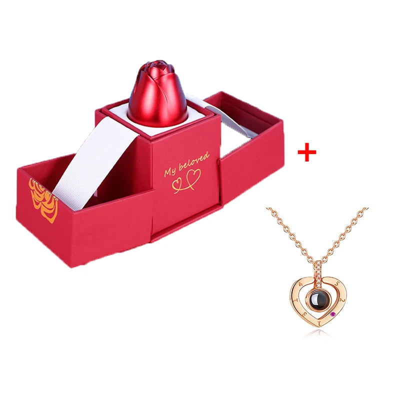 Velvet Rose Ring Gift Box