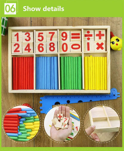 Wooden Montessori Math Toy