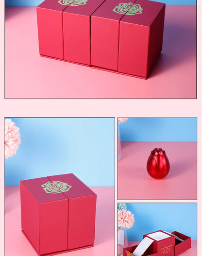 Velvet Rose Ring Gift Box