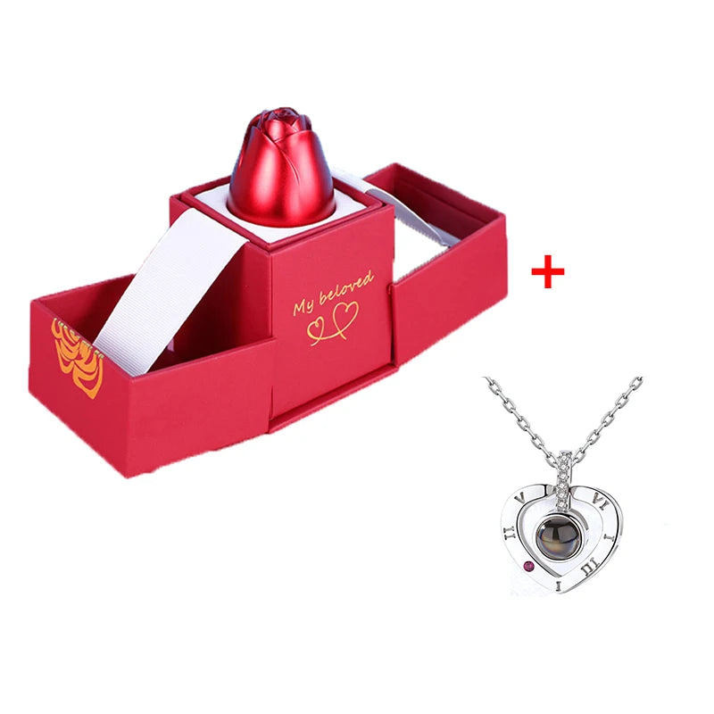 Velvet Rose Ring Gift Box