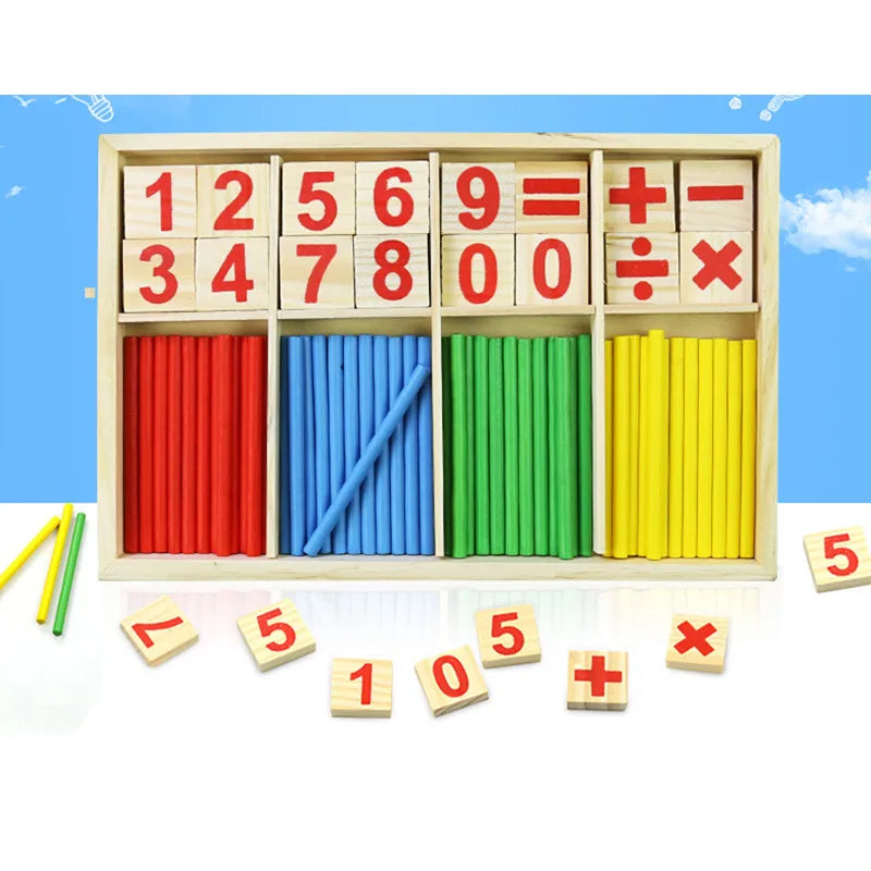 Wooden Montessori Math Toy