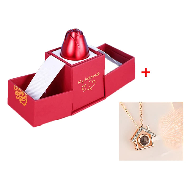 Velvet Rose Ring Gift Box