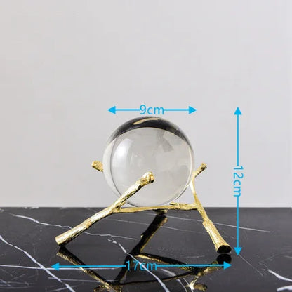 Nordic Crystal Ball Ornament